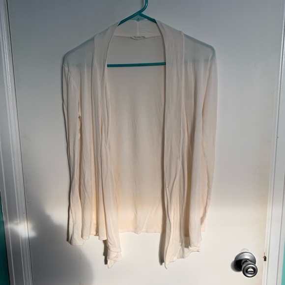 🌺 Free w. Purchase Off White Lightweight Cardigan - Picture 1 of 5